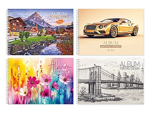 Album pentru desen, 40 foi, cu spirala