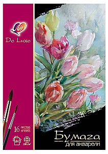 Mapa pentru acuarela LUCI A4 16 foi, DeLuxe