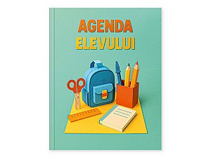Agenda scolara 10CT, coperta tare