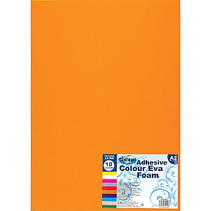 Set hartie color 89479 Eva, A2, 10 culori, adeziv