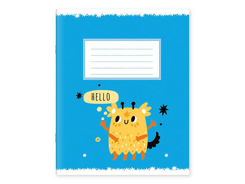 Тетрадь 12 листов, линия, 121028