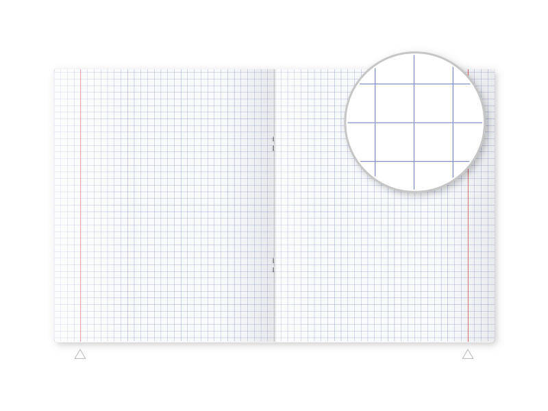 Caiet 96 foi, patratele, 965020