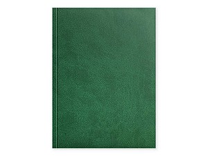 Caiet 96 foi, patratele, coperta tare, imitatie piele, verde