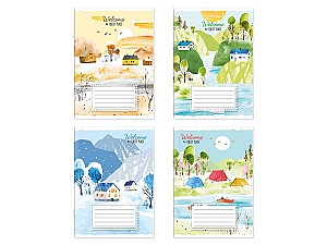 Тетрадь 24 листов Евро клетка 245035-Е