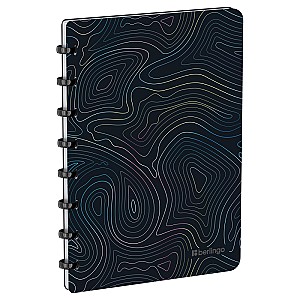 Caiet  80 foi patratele Berlingo RNtA5S17 pe spirala, coperta plastic cu rigla