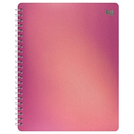 Caiet  48 foi patratele  09335 pe spirala, coperta plastic, roz