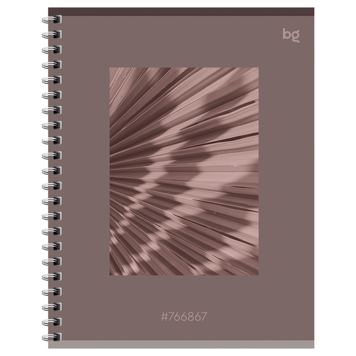 Caiet  48 foi patratele  08792 pe spirala, laminare soft-touch, lac selectiv