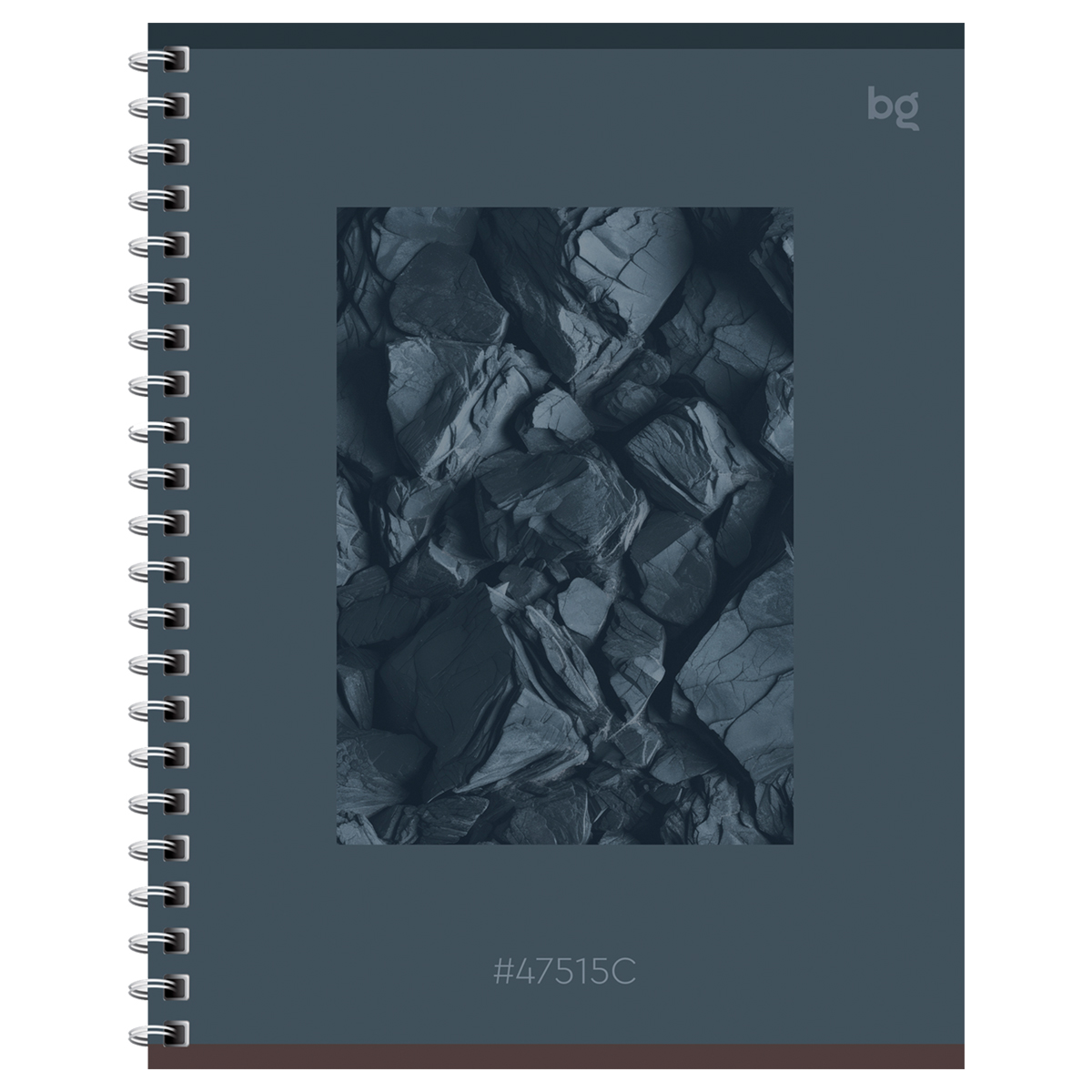 Caiet  48 foi patratele  08792 pe spirala, laminare soft-touch, lac selectiv