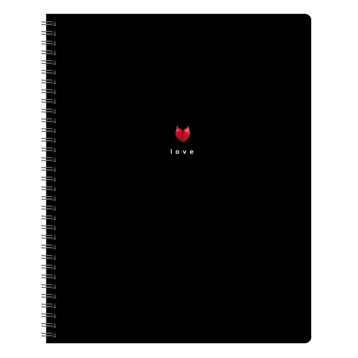 Caiet  80 foi patratele  12074 pe spirala, coperta dubla, lac selectiv