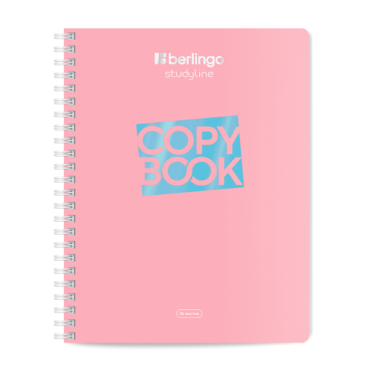 Caiet  96 foi patratele  96400 pe spirala, laminare soft-touch, asortat, 80gr