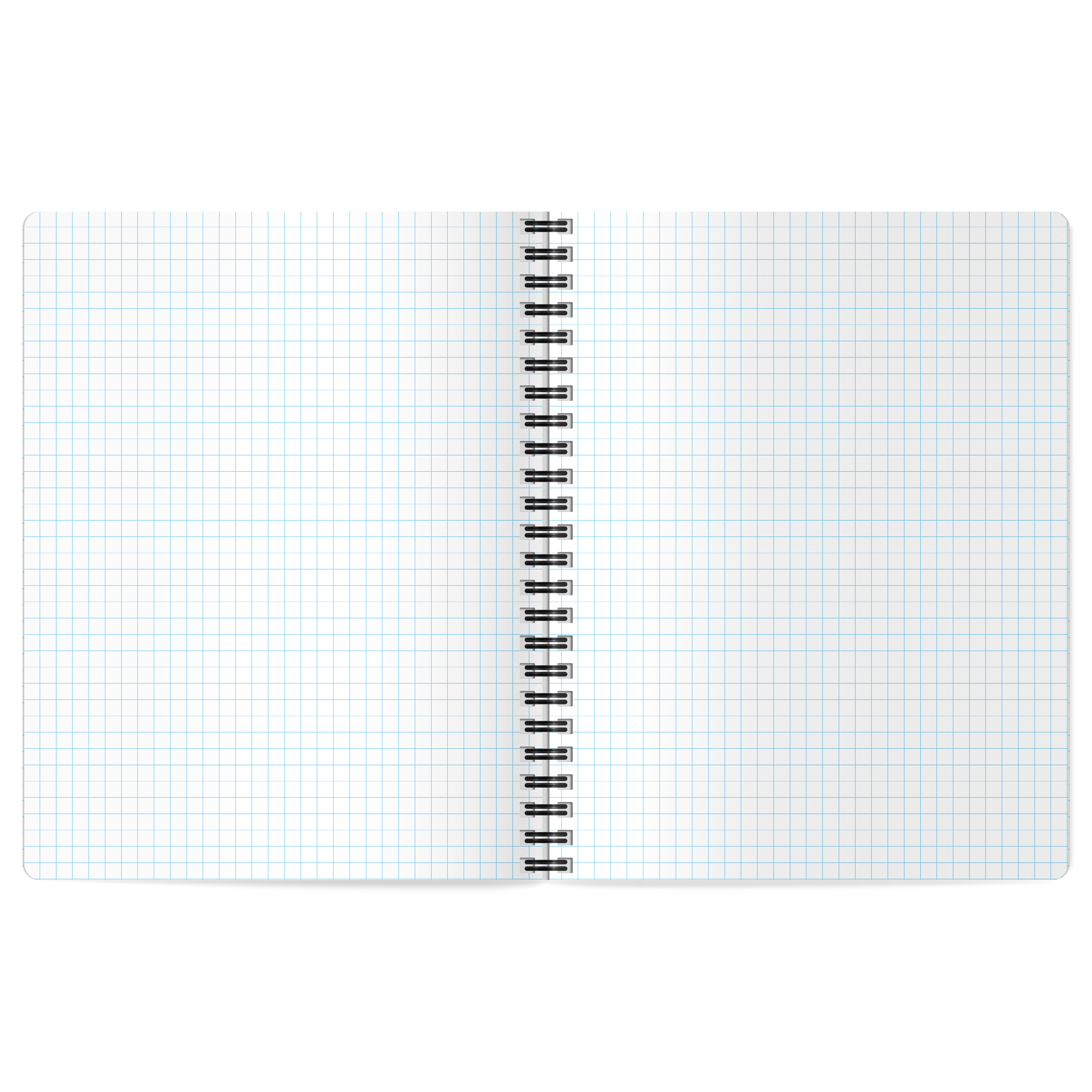 Caiet  96 foi patratele  96200 pe spirala, laminare soft-touch, asortat, 80gr