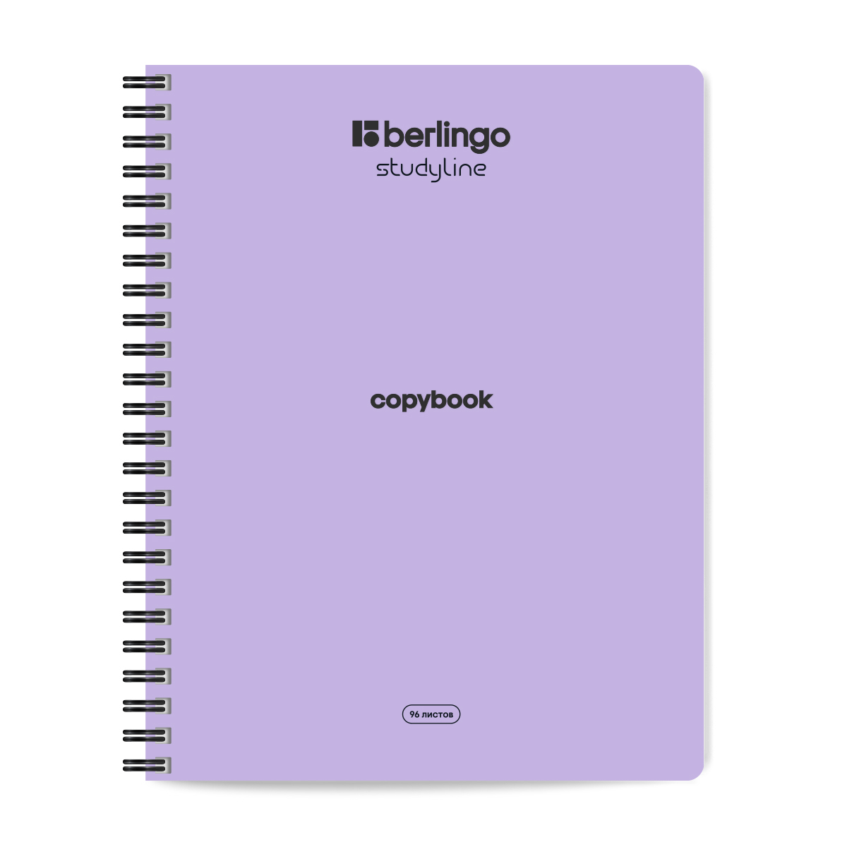 Caiet  96 foi patratele  96200 pe spirala, laminare soft-touch, asortat, 80gr