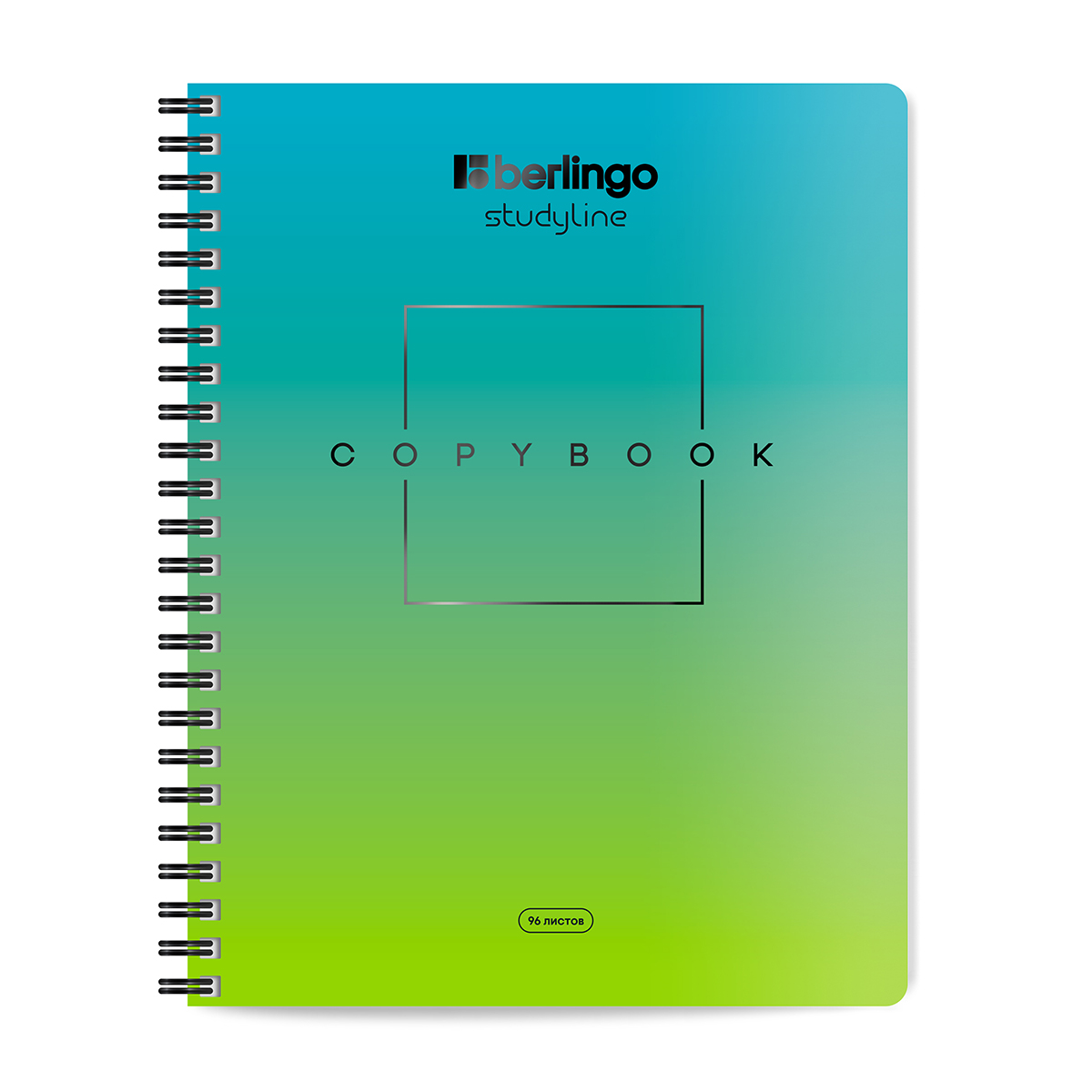 Caiet  96 foi patratele  96005 pe spirala, laminare soft-touch, asortat, 80gr