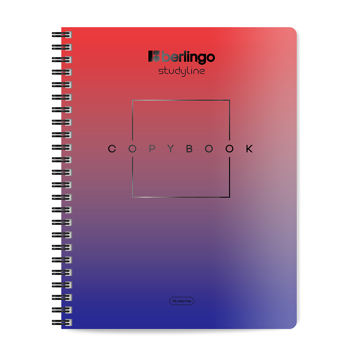 Caiet  96 foi patratele  96005 pe spirala, laminare soft-touch, asortat, 80gr