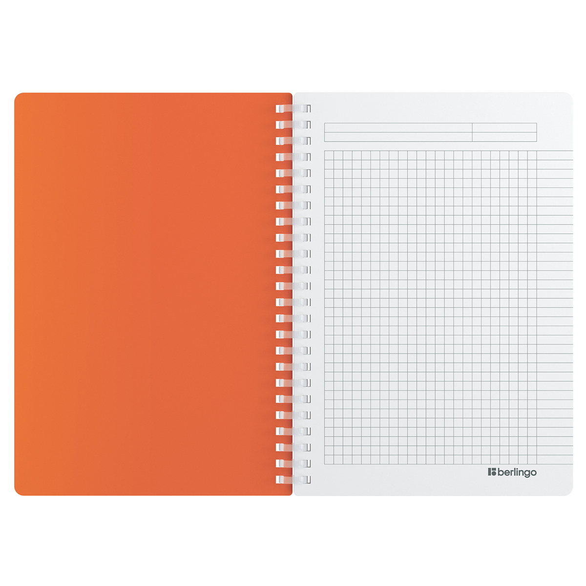 Caiet  80 foi patratele  SRnA5934 spirala siliconica, coperta plastic 600mkm, soft-touch