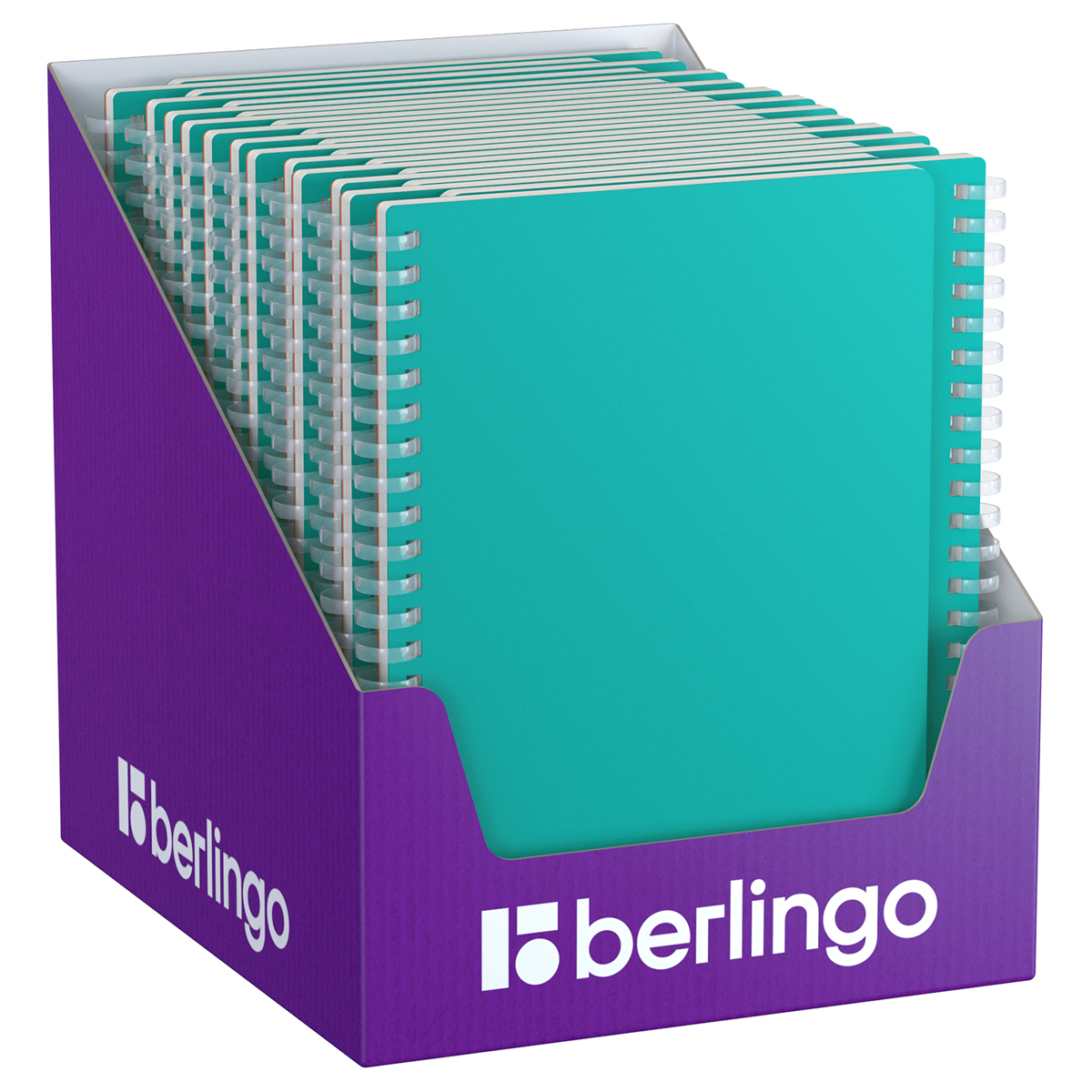 Caiet  80 foi patratele  SRnA5934 spirala siliconica, coperta plastic 600mkm, soft-touch