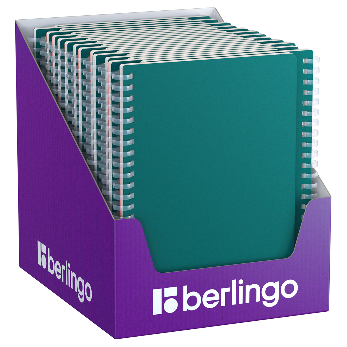 Caiet  80 foi patratele  SRnA5931 spirala siliconica, coperta plastic 600mkm, soft-touch