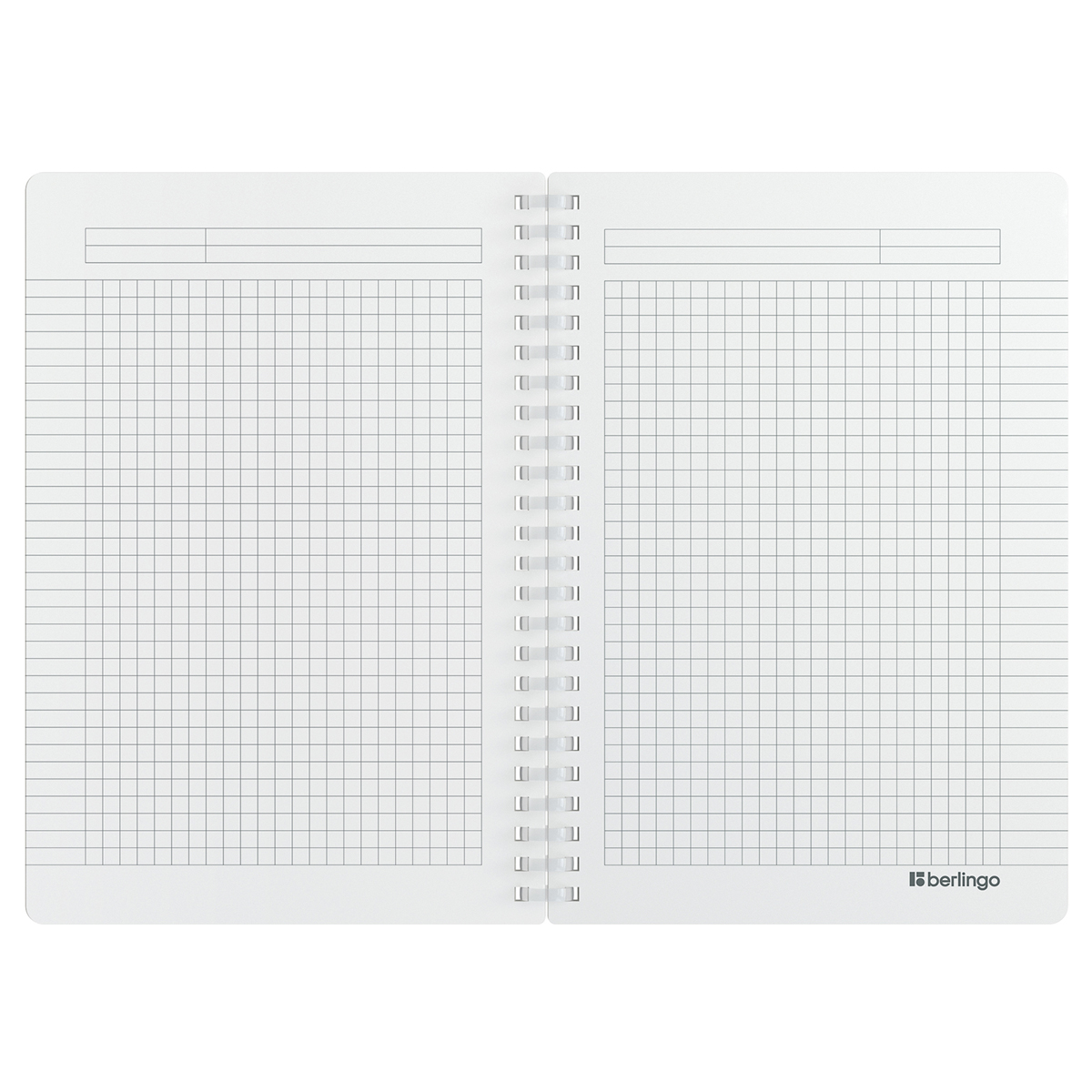 Caiet  80 foi patratele  SRnA5932 spirala siliconica, coperta plastic 600mkm, soft-touch