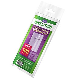 Set invelitori pentru caiete EURO 305x210mm (10 buc.) 100 mic