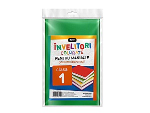 Set invelitori colorate pentru manuale MD clasa 1