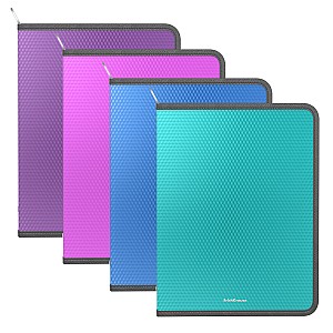 Mapa cu fermoar ErichKrause 50350 Diagonal Vivid A4, asortat