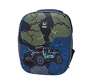 Ghiozdan Miqiney ST04652 / 52801, 2 compartimente, cu desen