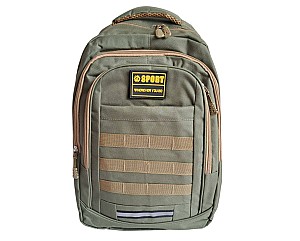 Ghiozdan ST04839 / 9963, 3 compartimente, verde