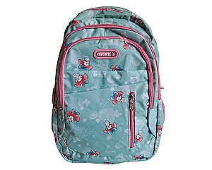 Ghiozdan ST04850 / 8062, 2 compartimente, verde-deschis