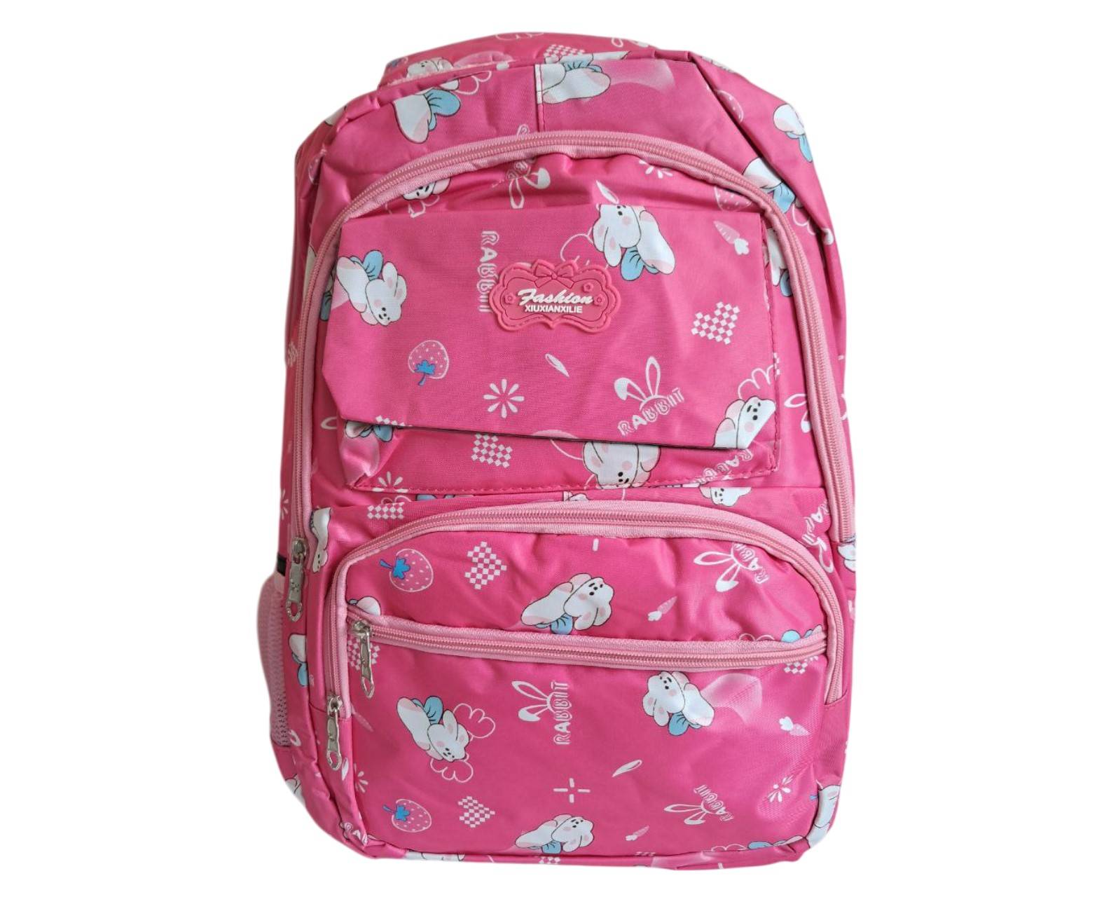 Ghiozdan ST04851 / 8022, 2 compartimente, rosu-roz