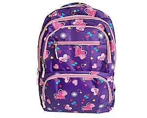 Ghiozdan ST04853 / 1639-9, 2 compartimente, purpuriu