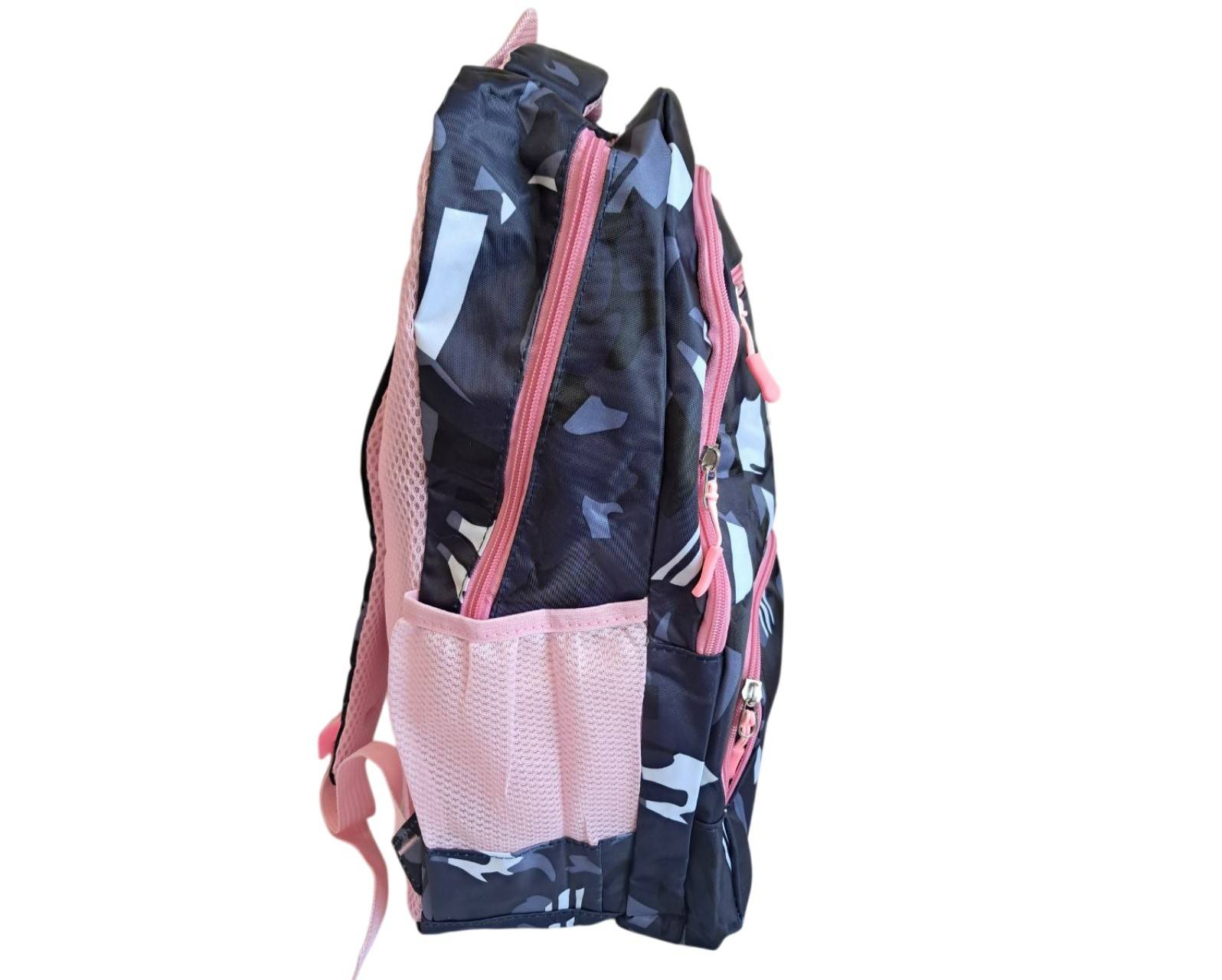 Ghiozdan ST04856 / 1639-7, 2 compartimente, negru