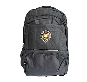 Ghiozdan ST04862 / 8002, 2 compartimente, negru