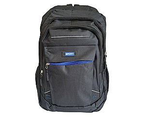 Ghiozdan ST04871 / 3150, 3 compartimente, negru