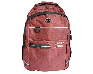 Ghiozdan ST04875 / 9955, 2 compartimente, rosu