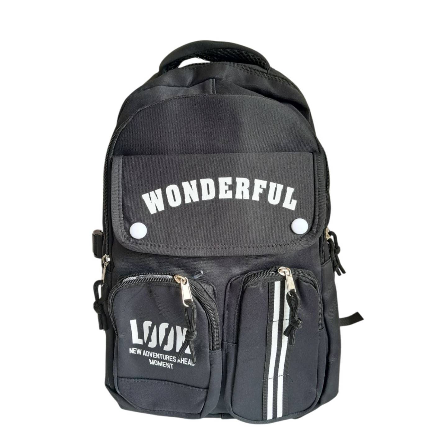 Ранец ST04878 / 88405, 2 отделения, черный