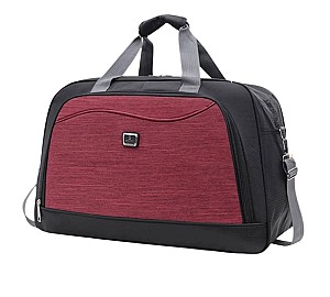 Geanta sportiva ST05002, 2 compartimente, rosu-negru