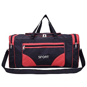 Geanta sportiva ST05006, 1 compartiment, rosu-negru