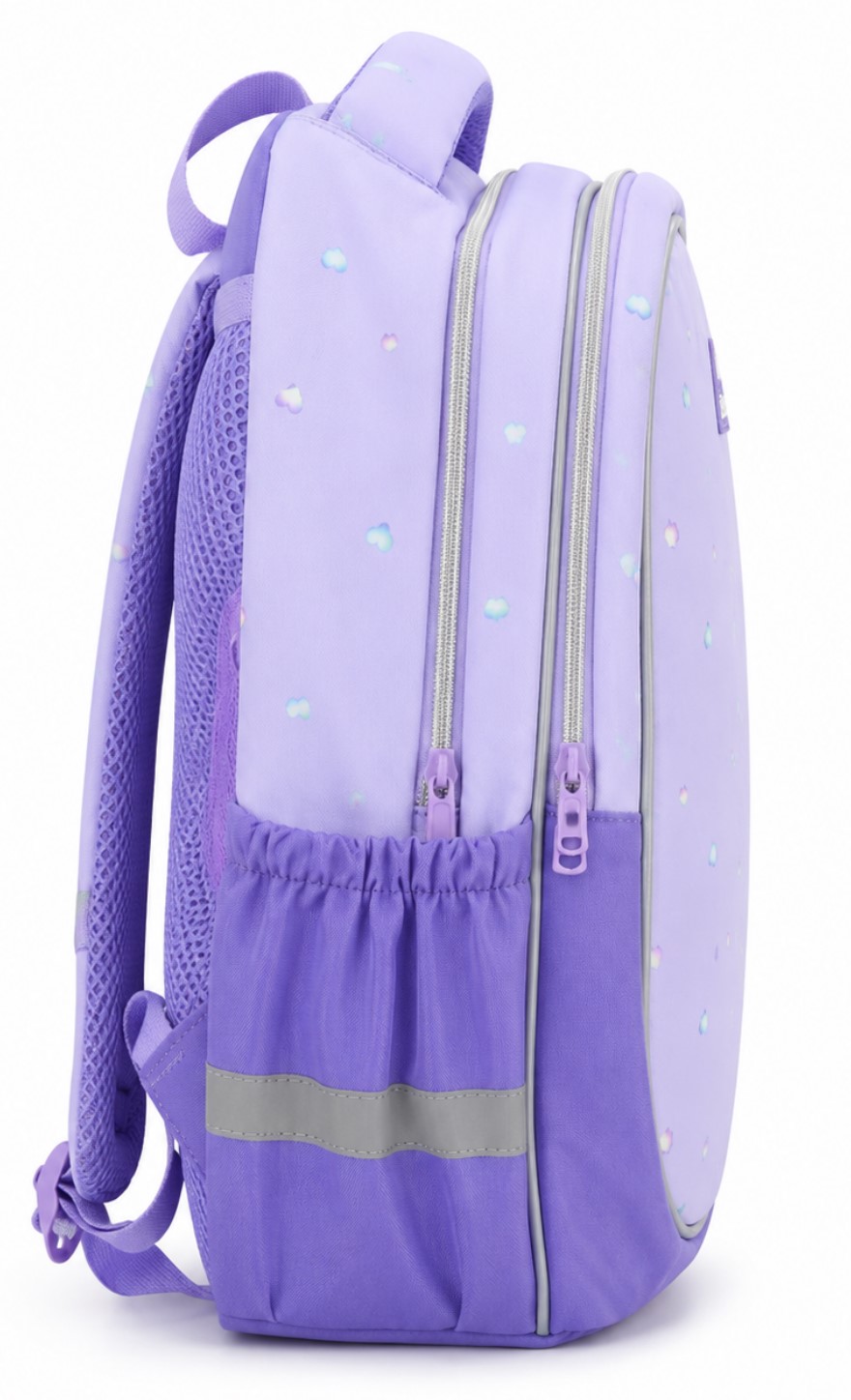 Ghiozdan 3 sectii ST05117 liliac
