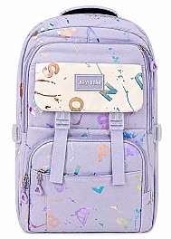 Ghiozdan 2 compartimente ST05181 lilac