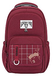 Ghiozdan 2 compartimente ST05191 bordo