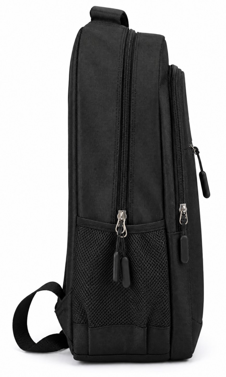 Ghiozdan 2 sectii ST05214 negru