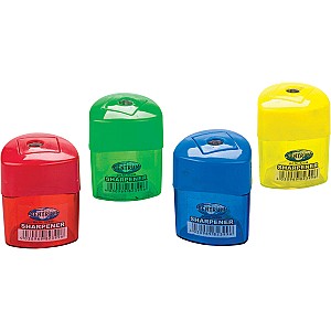 Ascutitoare Centrum 82399, metalica, container din plastic