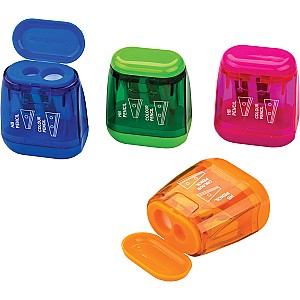 Ascutitoare Centrum 88835, plastic, dubla, cu container