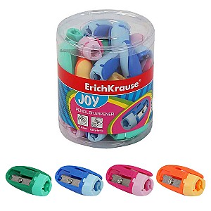 Ascutitoare  ErichKrause 21825 JOY plastic, asortata