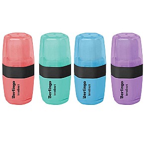 Ascutitoare Berlingo BLC00580 Instinct, cu container si radiera, asortat