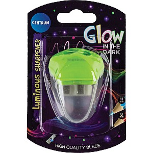 Ascutitoare Centrum 81232 Glow in the Dark, cu container, 2 lami
