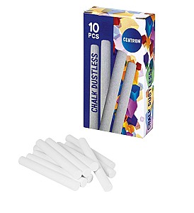 Creta pentru tabla Centrum, alba, rotunda 10 bucati 82445