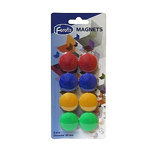 Set magnete Forofis 91385, 3 cm, 8 bucati asortat