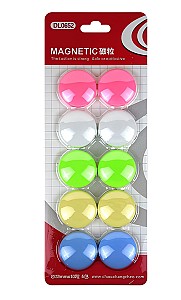 Set magnete 0653 DL, 2 cm, 10 bucati