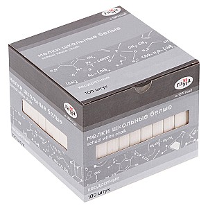 Creta pentru tabla Gamma, alba, patrata 100 bucati 2308193